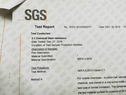 sgs sefa3 2010 certificate