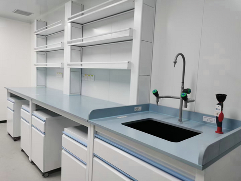 lab ceramic worktops in university laboratory